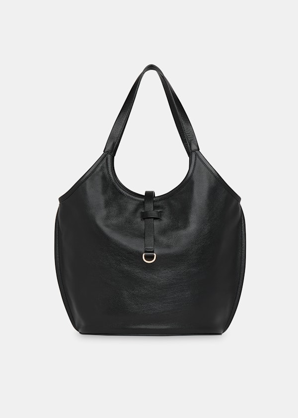 Black Leonora Tote Bag